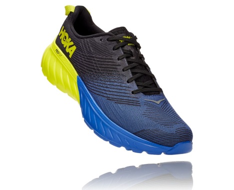 Tenisky Hoka One One Mach 3 Panske Modre / Ruzove (06TIASNCX)